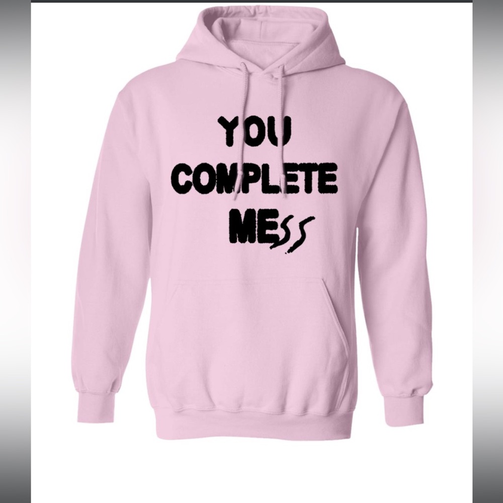 5 Seconds Of Summer NWOT You Complete Mess Hoodie Size XX-Large in Pink